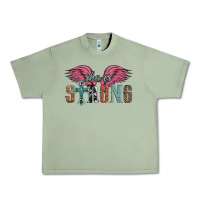 Oil Green she is strong Urban Heavy Tee - Artiststas
