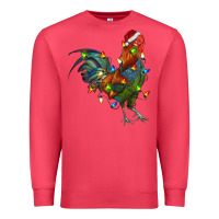Cardinal Christmas Lights Rooster Premium Sweatshirt - RanaPortraitStore