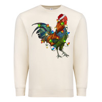 Sandshell Christmas Lights Rooster Premium Sweatshirt - RanaPortraitStore