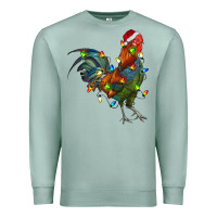 Seafoam Christmas Lights Rooster Premium Sweatshirt - RanaPortraitStore