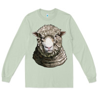Matcha dorset sheep head Long Sleeve Tee - LillyAllenDesigns