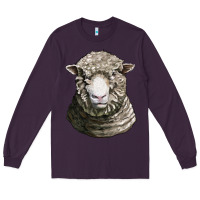 Plum dorset sheep head Long Sleeve Tee - LillyAllenDesigns