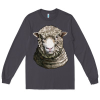 Smoke dorset sheep head Long Sleeve Tee - LillyAllenDesigns