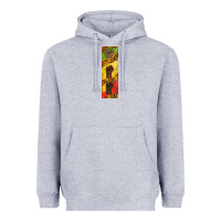 Heather Grey juneteenth pen wrap Heavyweight Hoodie - BarkalooDesign