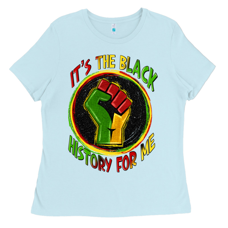 It's The Black History For Me Ladies Tee by Zillion Design Studio | Teevron