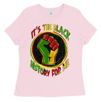 Bubblegum Pink it's the black history for me Ladies Tee - Zillion Design Studio