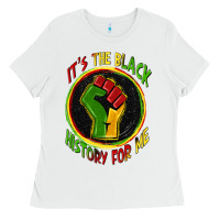 White it's the black history for me Ladies Tee - Zillion Design Studio