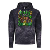 Cloud Black lucky cowboy Vintage Hoodie - Artiststas