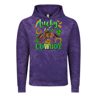 Cloud Purple lucky cowboy Vintage Hoodie - Artiststas