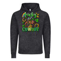 Vintage Black lucky cowboy Vintage Hoodie - Artiststas