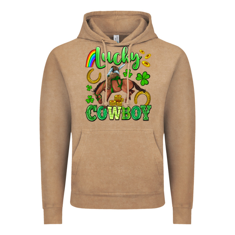 Lucky Cowboy Vintage Hoodie by Artiststas | Teevron