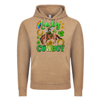 Vintage Coffee lucky cowboy Vintage Hoodie - Artiststas