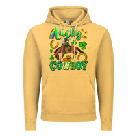 Vintage Mustard lucky cowboy Vintage Hoodie - Artiststas