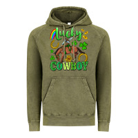 Vintage Olive lucky cowboy Vintage Hoodie - Artiststas