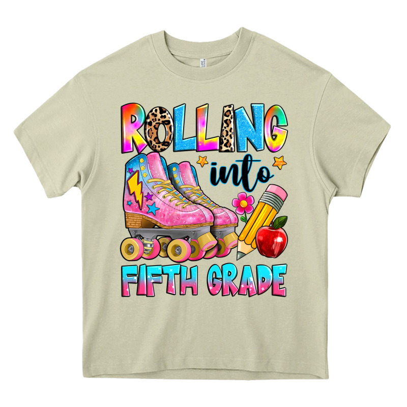 Rolling Into Fifth Grade Heavy Core Tee by texasbilliewilder | Teevron