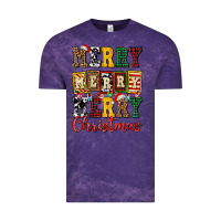 Cloud Purple merry merry merry christmas ado Vintage Tee - AdoDesignShop
