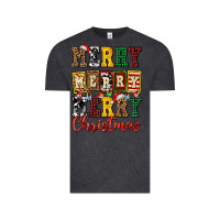 Vintage Black merry merry merry christmas ado Vintage Tee - AdoDesignShop