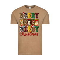 Merry Merry Merry Christmas Ado Vintage Tee | Teevron