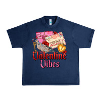 Navy valentine vibes Urban Heavy Tee - AdoDesignShop