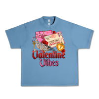 Pebble Blue valentine vibes Urban Heavy Tee - AdoDesignShop