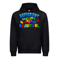 Black Different is beautiful Autism Urban Hoodie - CowGirlArtShop