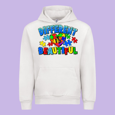 Different Is Beautiful Autism Urban Hoodie Designed By Cowgirlartshop