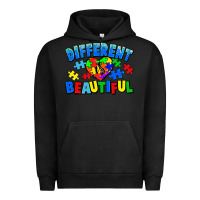 Pigment Black Different is beautiful Autism Urban Hoodie - CowGirlArtShop