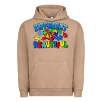 Pigment Burro Different is beautiful Autism Urban Hoodie - CowGirlArtShop