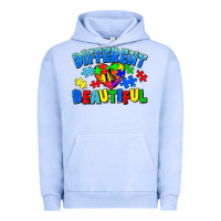 Pigment Grape Ice Different is beautiful Autism Urban Hoodie - CowGirlArtShop