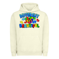 Pigment Pistachio Different is beautiful Autism Urban Hoodie - CowGirlArtShop