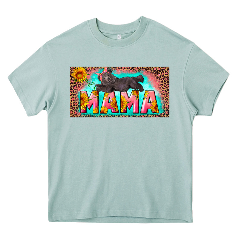 Mama With Baby Bear And Leopard License Plate Heavy Core Tee by Artiststas | Teevron
