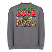 Storm all you need is love and pizza Heavyweight Sweatshirt - AdoDesignShop