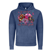 In October We Wear Pink Football Vintage Hoodie | Teevron
