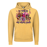 Vintage Mustard in october we wear pink football Vintage Hoodie - AdoDesignShop