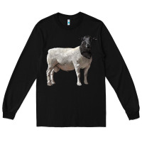 Black dorper sheep Long Sleeve Tee - LillyAllenDesigns