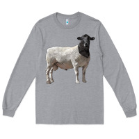 Heather Grey dorper sheep Long Sleeve Tee - LillyAllenDesigns
