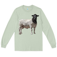 Matcha dorper sheep Long Sleeve Tee - LillyAllenDesigns