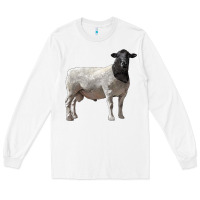 White dorper sheep Long Sleeve Tee - LillyAllenDesigns
