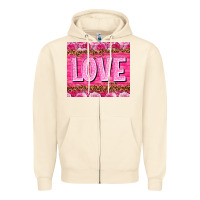 Sandshell love valentines day Zipper Hoodie - NancyCooperArtShop