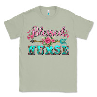 Matcha western blessed nurse pink floral arrow Classic Tee - BarkalooDesign