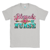 Moon Dust western blessed nurse pink floral arrow Classic Tee - BarkalooDesign