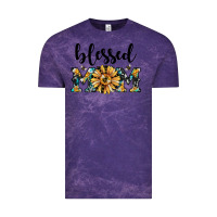 Cloud Purple blessed mom Vintage Tee - JahusDesignShop