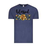 Vintage Denim blessed mom Vintage Tee - JahusDesignShop