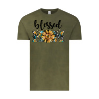 Vintage Olive blessed mom Vintage Tee - JahusDesignShop