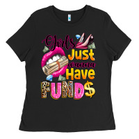 Black girls just wanna have  funds Ladies Tee - texasbilliewilder
