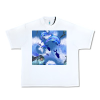 White dolphins Urban Heavy Tee - BundleAndBundleShop