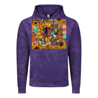 Cloud Purple cross sunflower butterfly Vintage Hoodie - JahusDesignShop