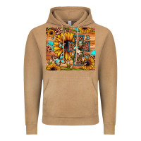 Vintage Camel cross sunflower butterfly Vintage Hoodie - JahusDesignShop