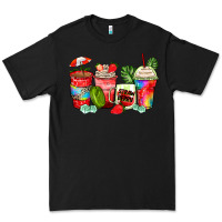 Black strawberry coffee cups Premium Tee - Zillion Design Studio