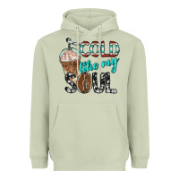 Matcha cold like my soul with coffee Heavyweight Hoodie - BarkalooDesign